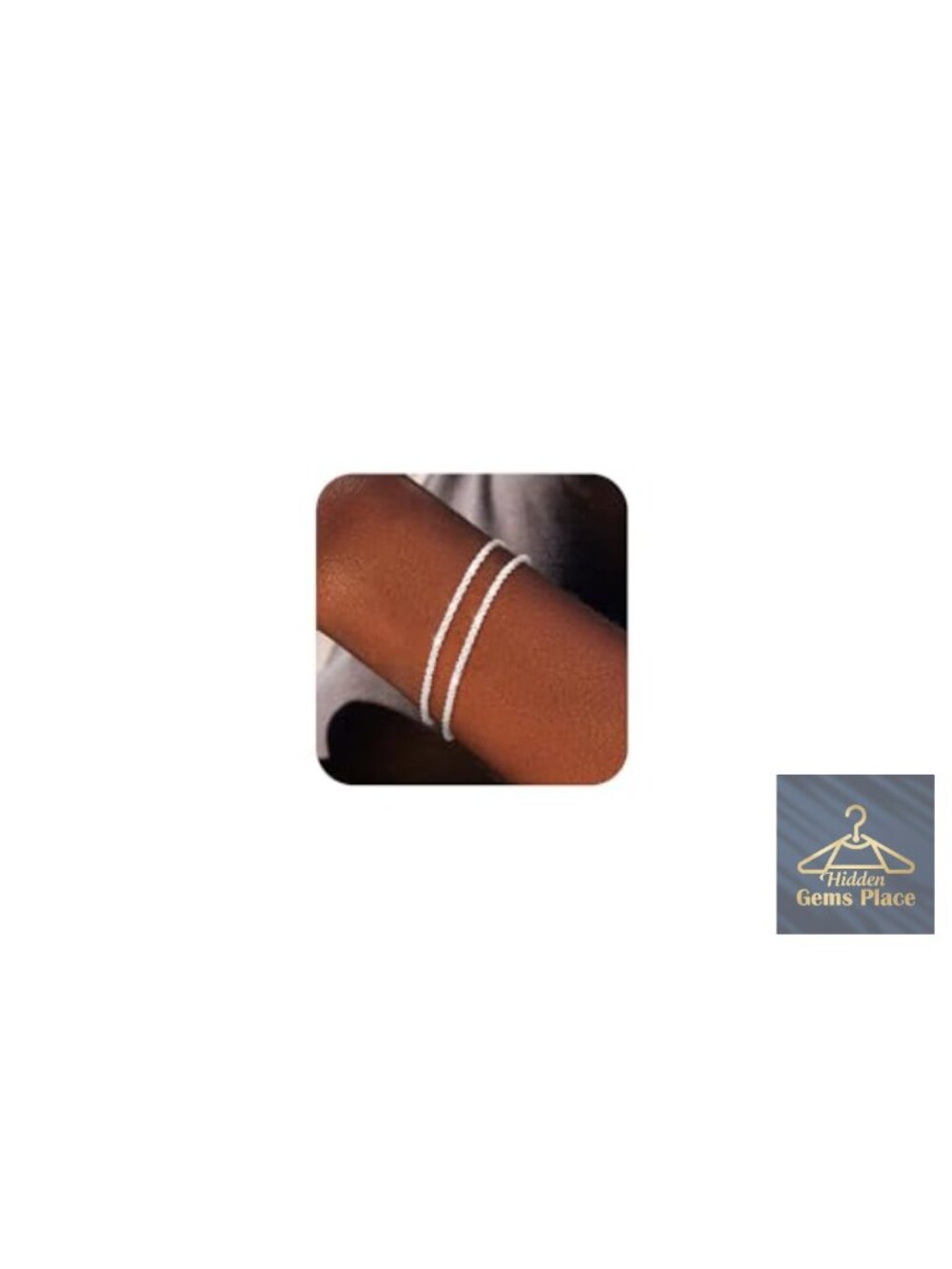Silver Plated Chain Bracelet Set for Women with Lobster Clasp